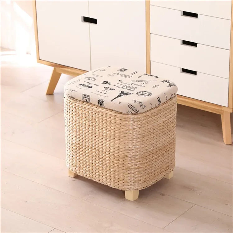 Felinesol – Rattanowy Taboret do Przechowywania